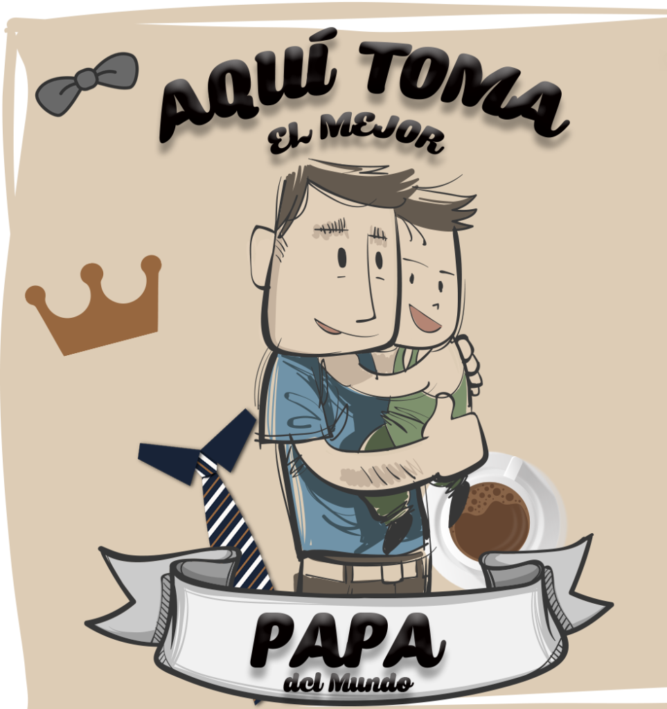 dia del padre Tazas Mágicas
